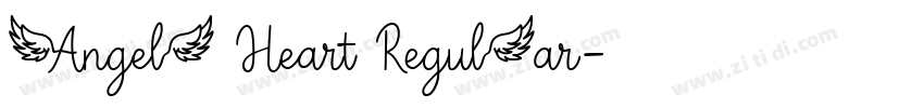 Angel Heart Regular字体转换